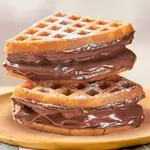 Plain Double Nutella Waffle